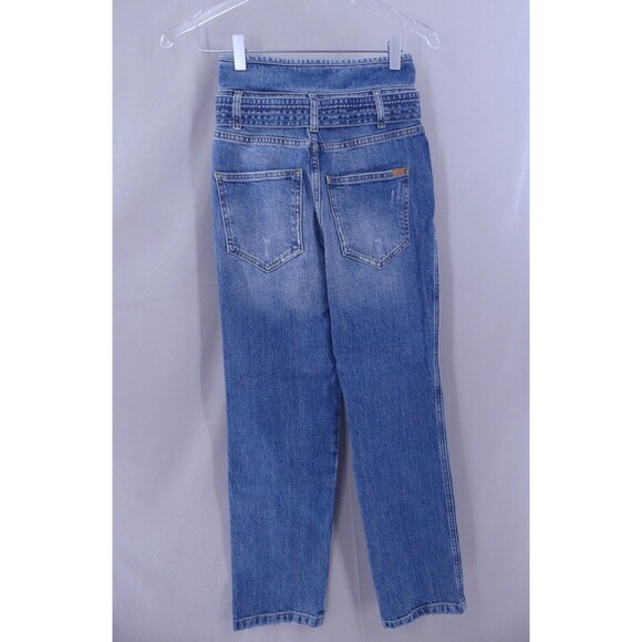 MARISSA WEBB 24 Jeans Travis Denim Pant in Indigo Medium Stone Wash NWT - Picture 2 of 10